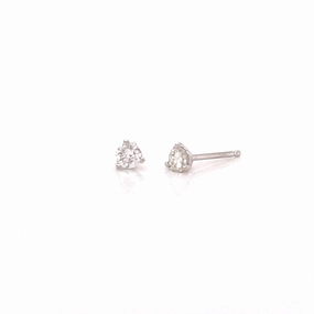 Big Decoration 0.27cttw Round Diamonds in Three Prong Martini Earrings