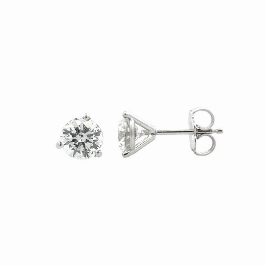 1.43cttw Round Diamonds in Three Prong Martini Earrings Lightweight product Sturdy Creation