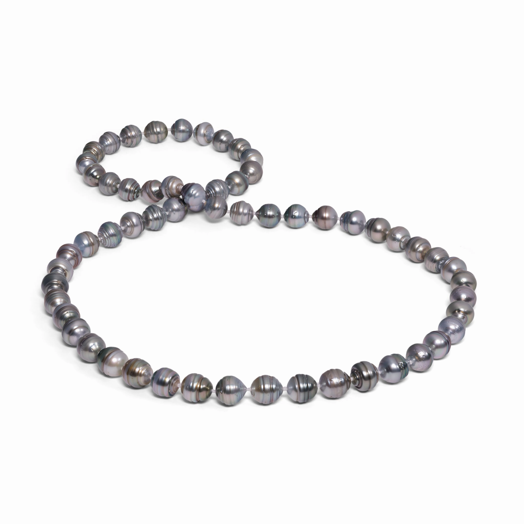 30" Circle Tahitian Black Pearl Strand - 10-12mm Stylish Present