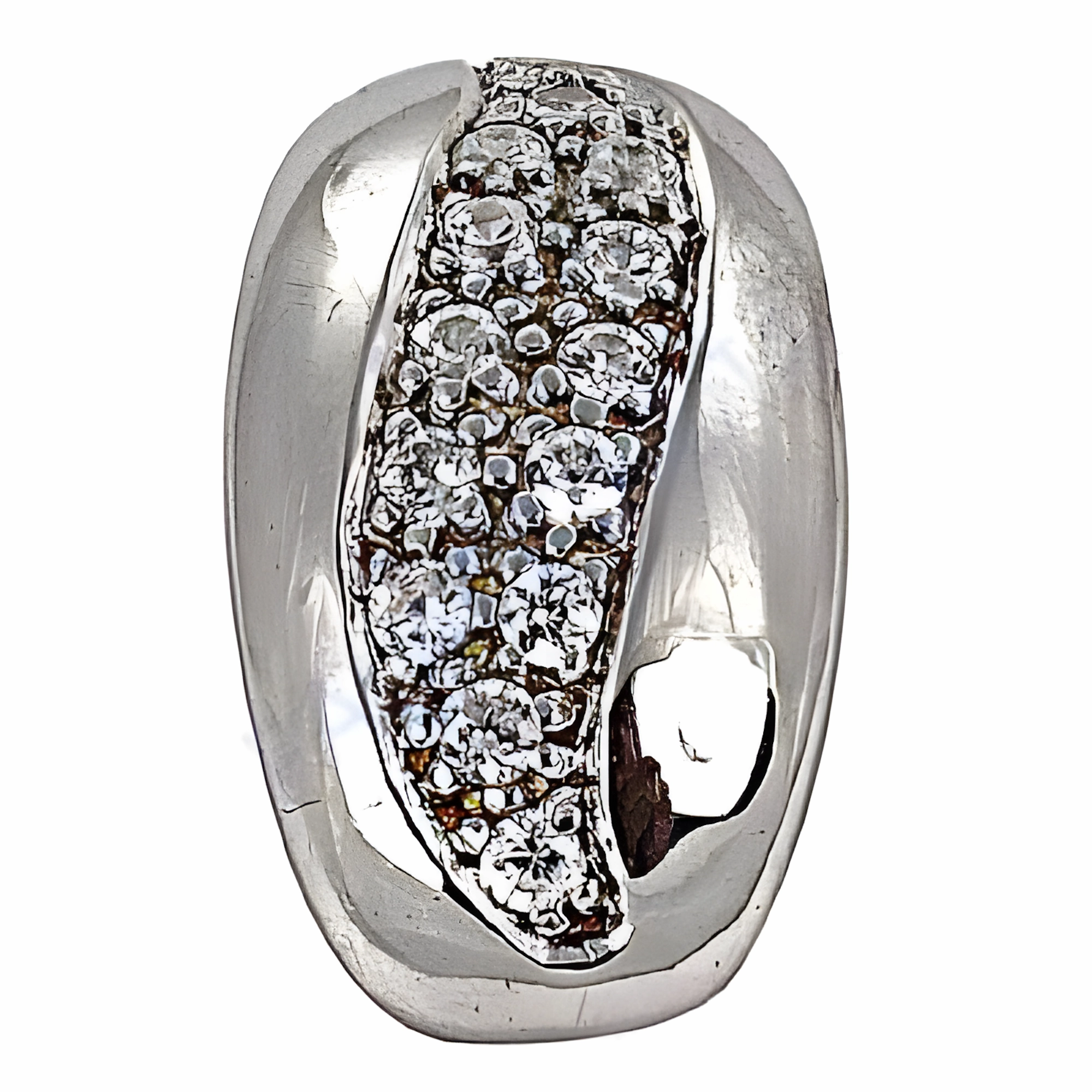 Soft Sparkle 925 Silver Pendant with Cubic Zirconia Gemstone by Famous Designer