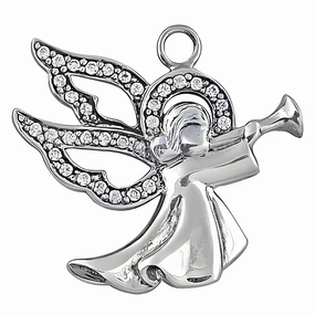 "Elegant 925 Sterling Silver Angel Cubic Zirconia Pendant" Stylish Youth graduation party