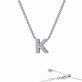 Glamorous Night Fashionable Accessory Letter K Pendant Necklace