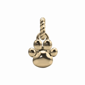Folk Piece Kitten Paw Charm