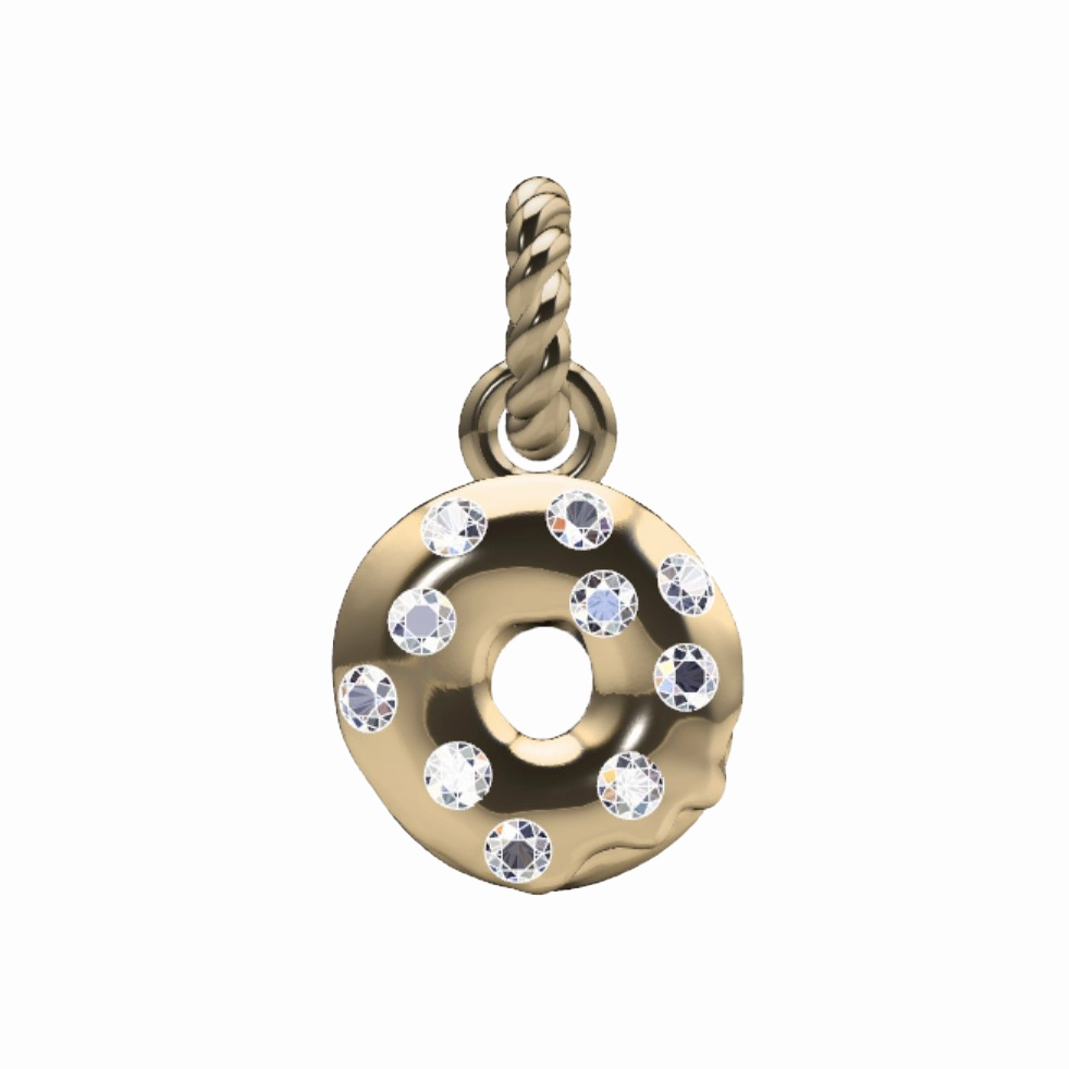 Youthful Spirit Sprinkled Donut Charm