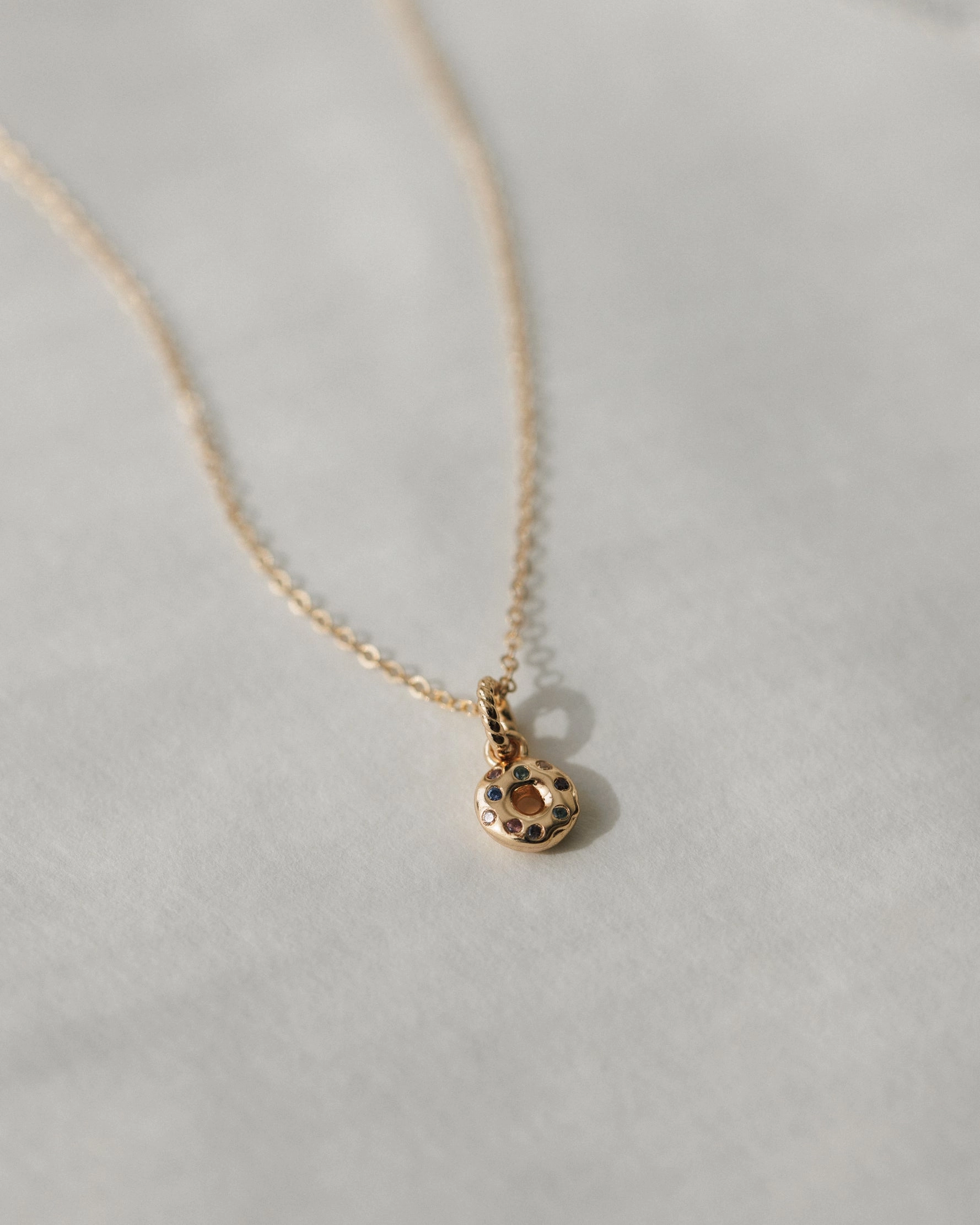 Sprinkled Donut Charm Modern Woman