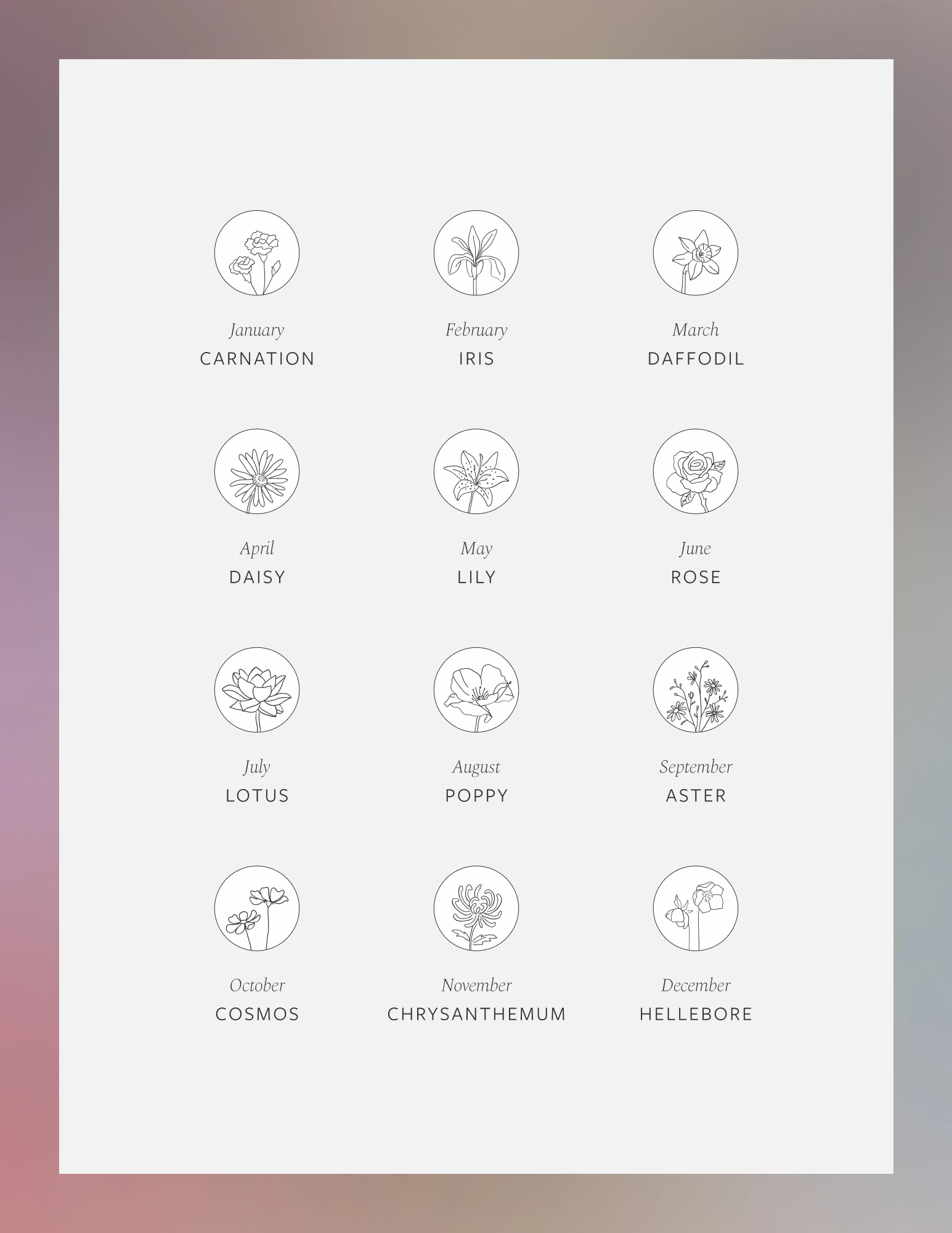 Work Gift Aura Birthday Necklace