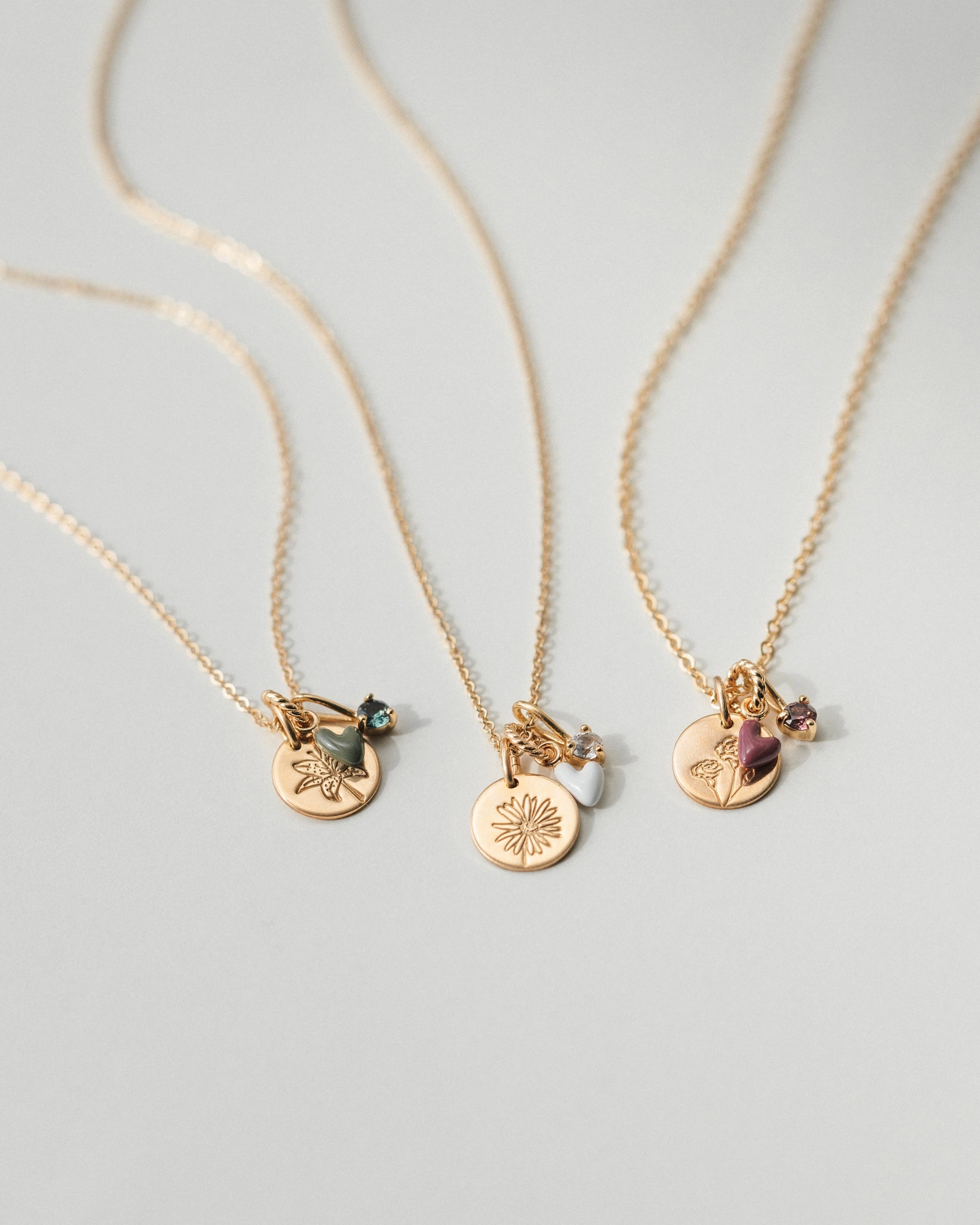 Father??s Accent Aura Birthday Necklace