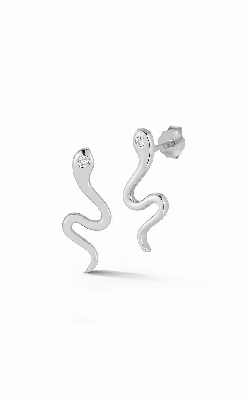 Small Snake Stud Earring Creative Match Fashion Design