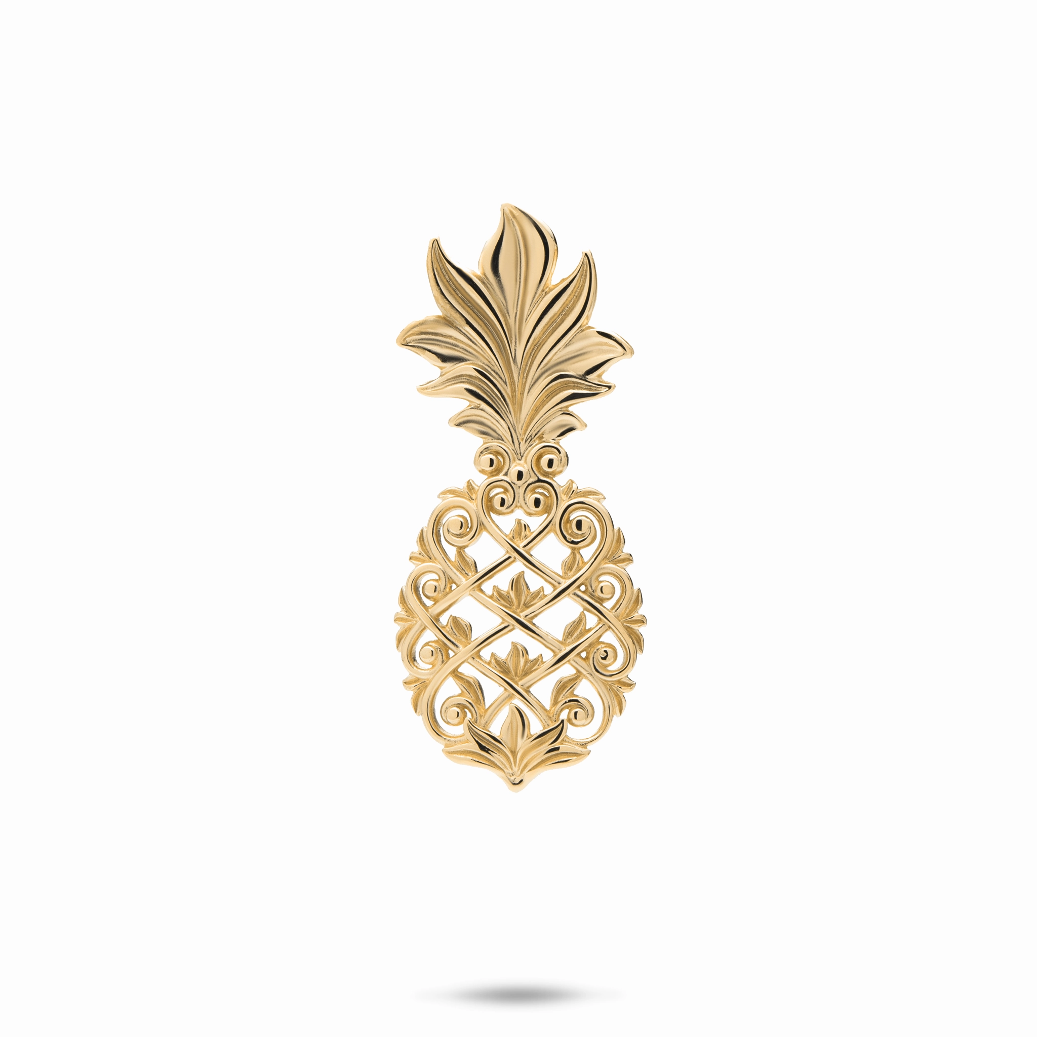 Effortless Charm Living Heirloom Pineapple Pendant in Gold - 30mm