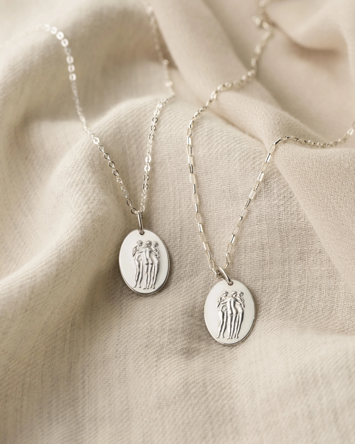 Aesthetic Adornment Fashion Statement Three Graces Necklace