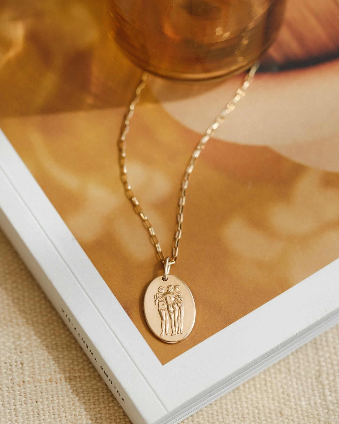 Three Graces Necklace For Him Elegant Touch