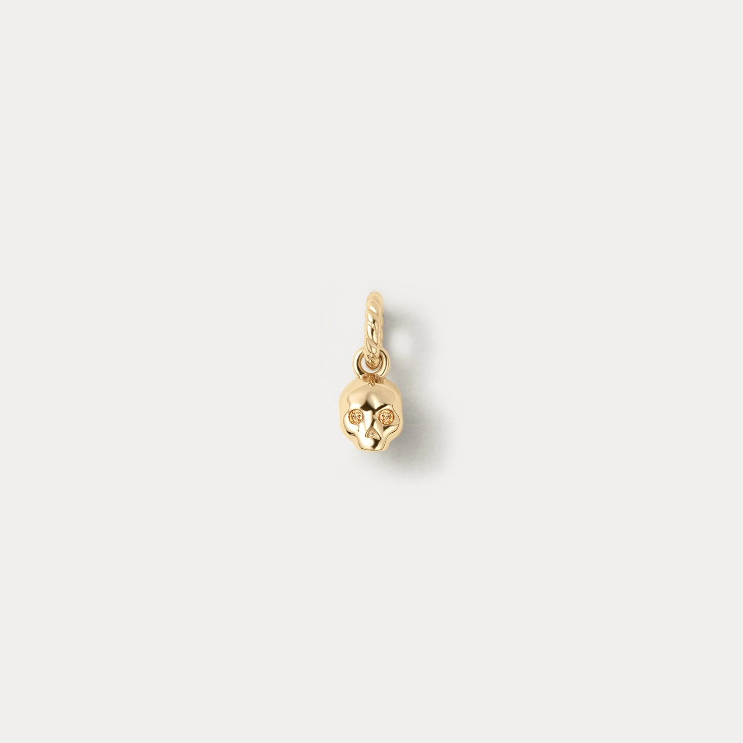 Elegant Detail For Self Expression Bejeweled Skull Charm