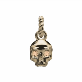 Cultural Present Boho Present Bejeweled Skull Charm