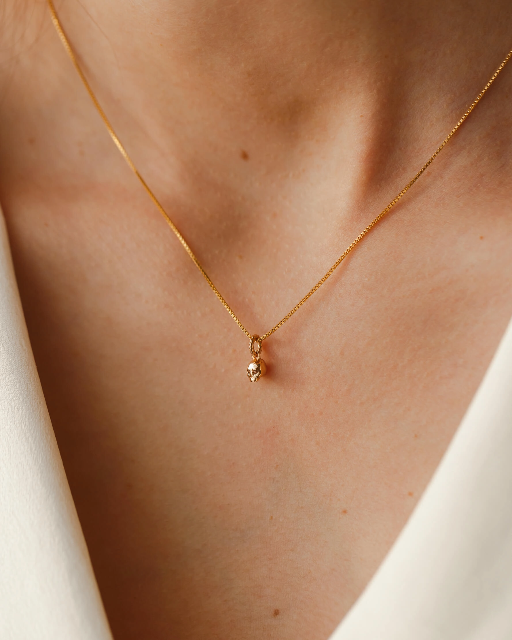 Conscious Piece Bejeweled Skull Charm