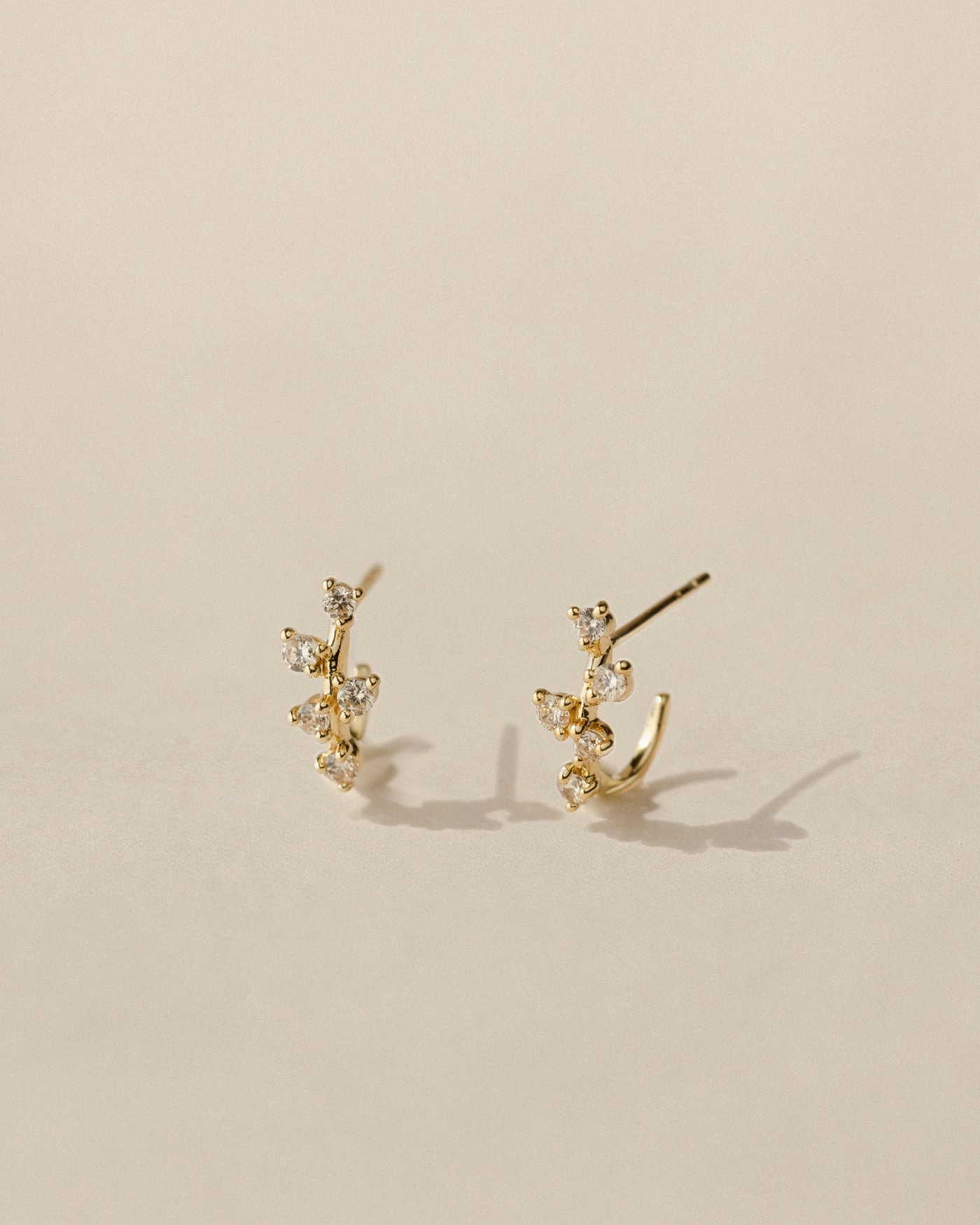 Large Trinket Dewdrop Hoops