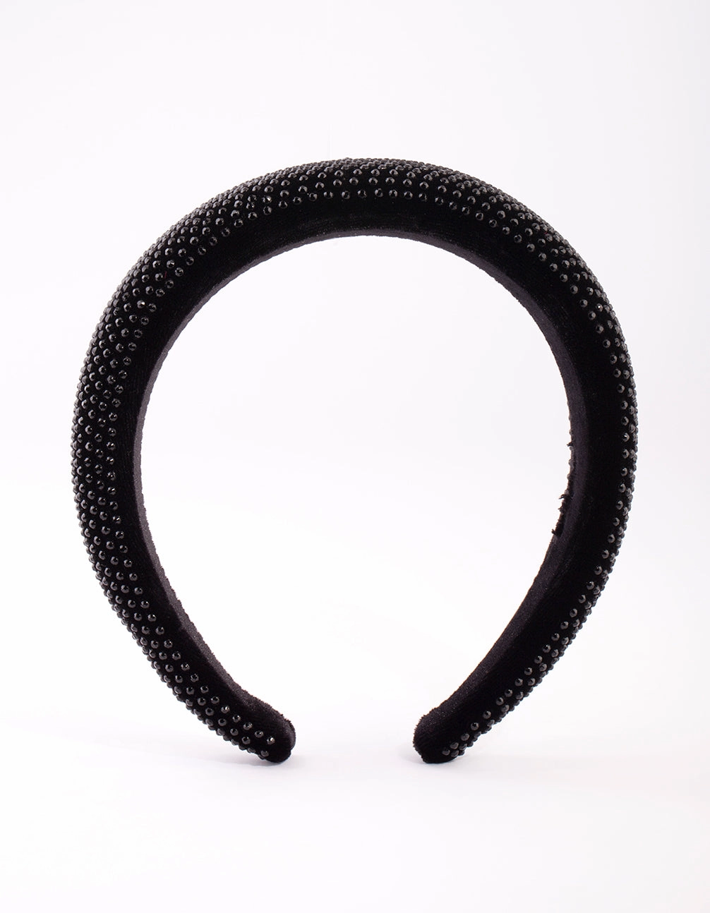 Cozy Layers Black Diamante Headband