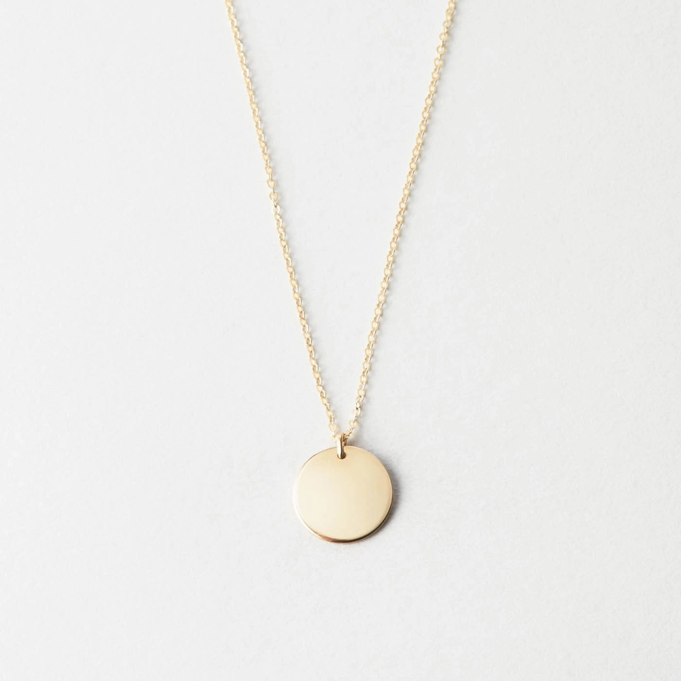 Simple Accent Private Adornment Blank Vollmond Necklace
