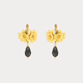 Gardenia Dangling Earrings Everyday Feature Outdoor Set