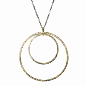 Orbit Necklace Crisp Finish Sophisticated Jewelry