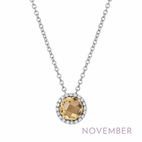 Trend Detail Party Mood November Birthstone Necklace