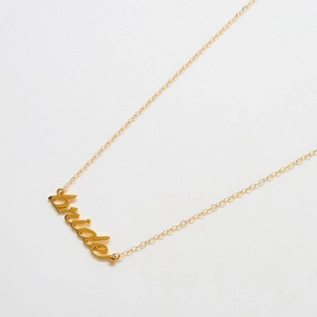Fashion Focus BRIDE Gold Necklace