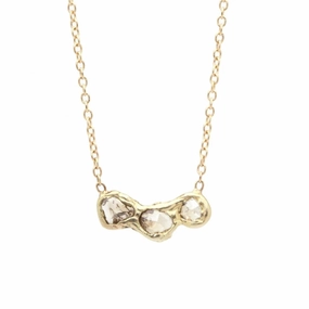 Mirage Trio Pendant - 14ky   Diamonds Timeless Pair