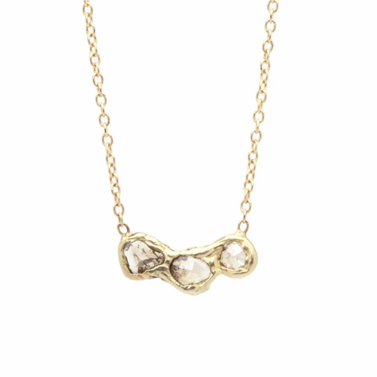 Mirage Trio Pendant - 14ky   Diamonds Timeless Pair