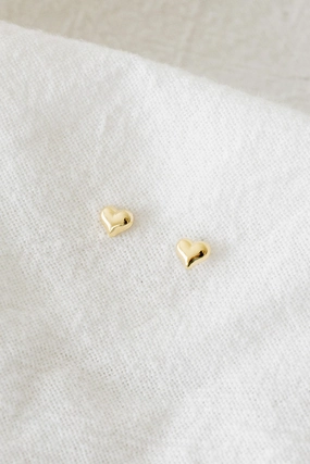 Bubble Heart Studs Fashionable Piece
