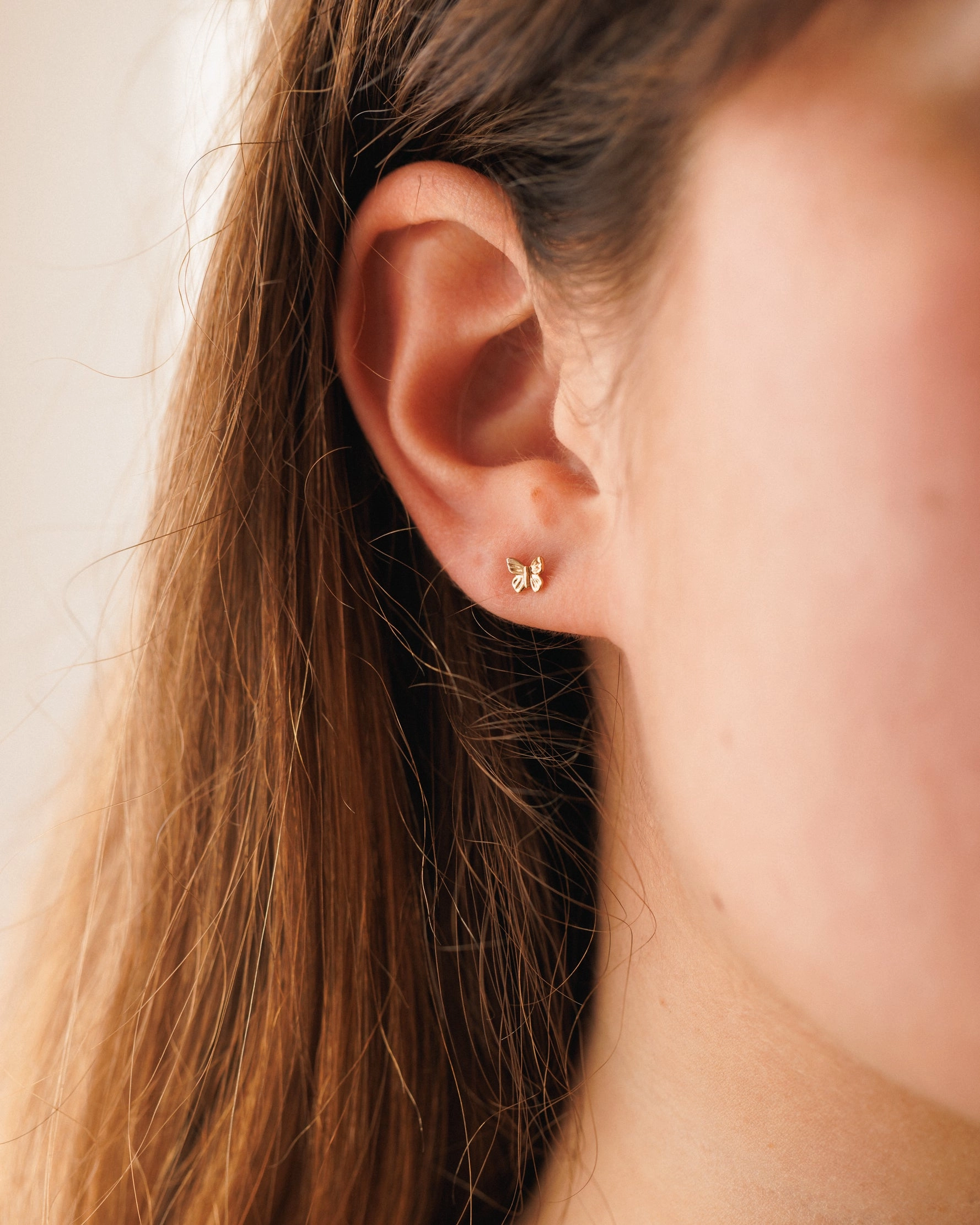 Fashionable Decor Butterfly Studs