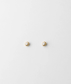 Gaia Diamond Solitaire Studs Radiant Detail