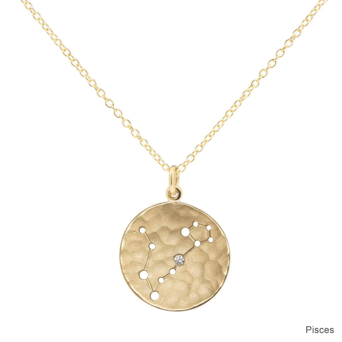 Spark Moment Celestial Sign Necklaces - 18k Gold   Diamond