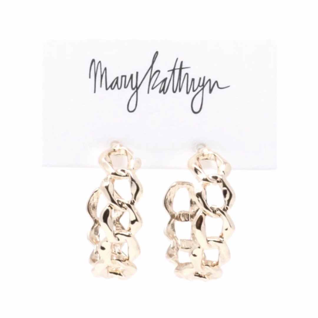 Subtle Vibe Chain Hoops