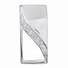 Charming Cubic Zirconia Gemstone Pendant in 925 Sterling Silver Home Gathering Smiling Face