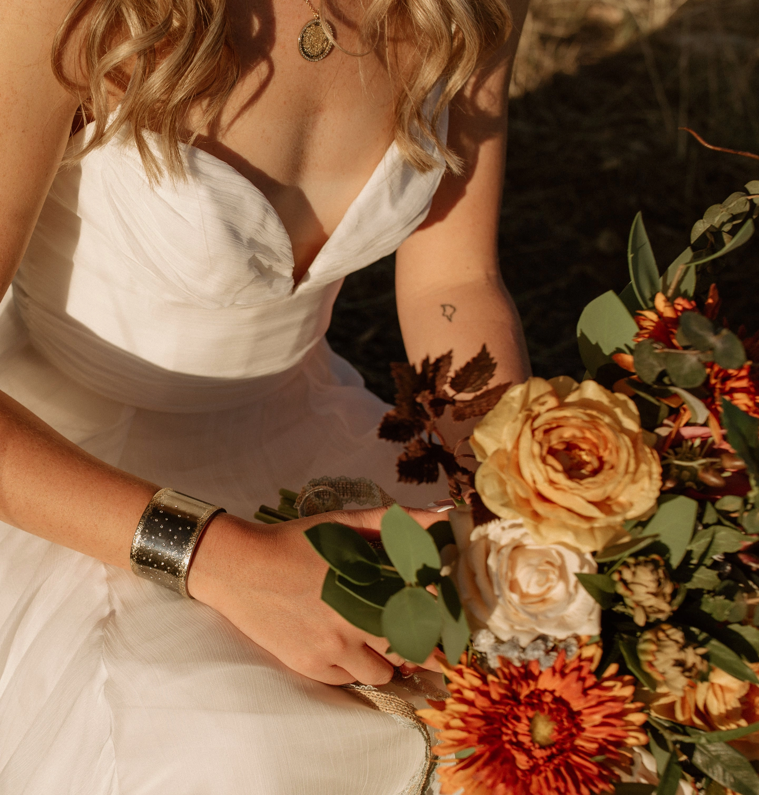 High-Quality Piece Edgy Light City Lights Cuff - 22k Gold, Oxidized Silver   Reclaimed Diamonds