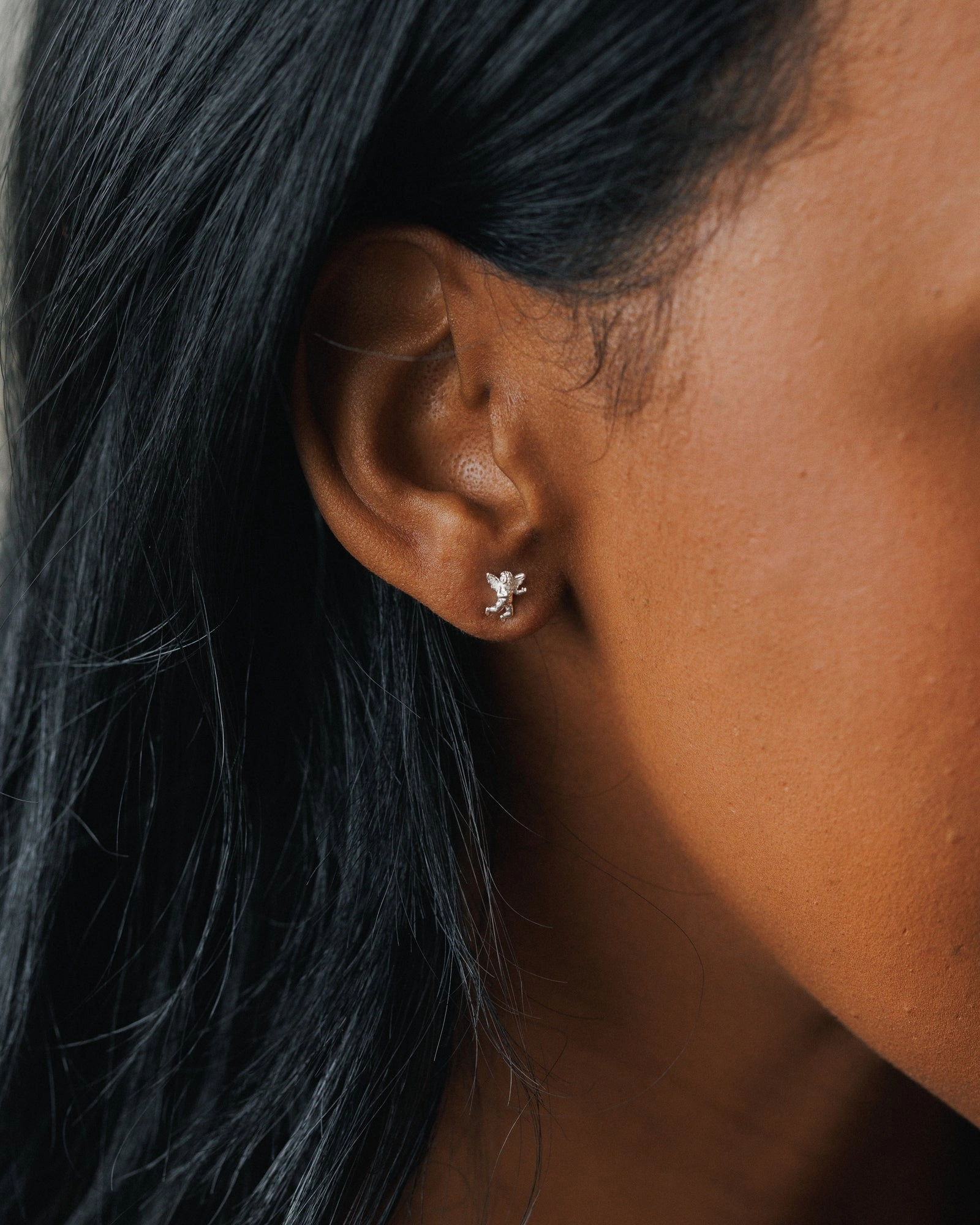 Stylish Style Cherub Studs
