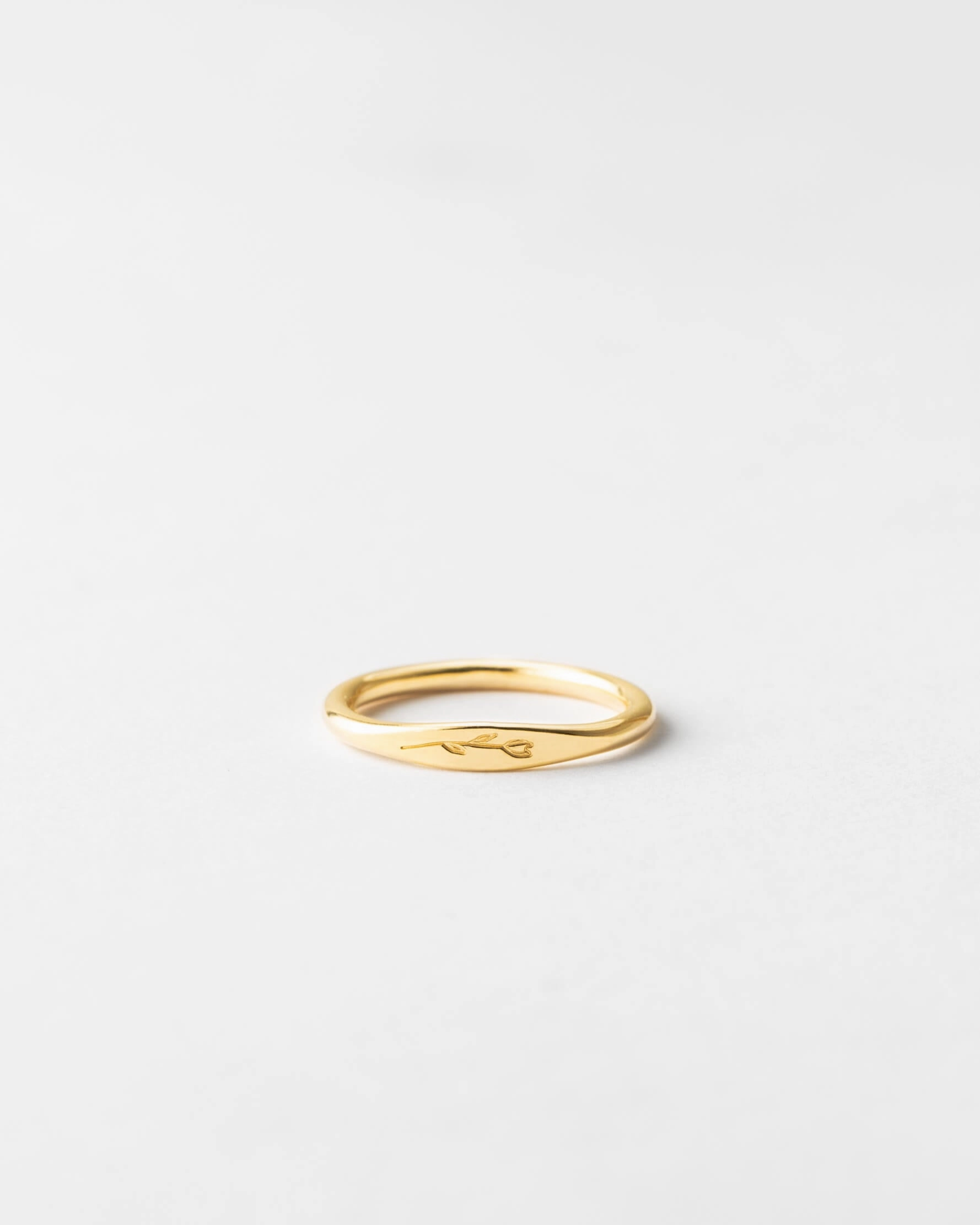 Elegant Item Quality Decoration Floral Slim Signet