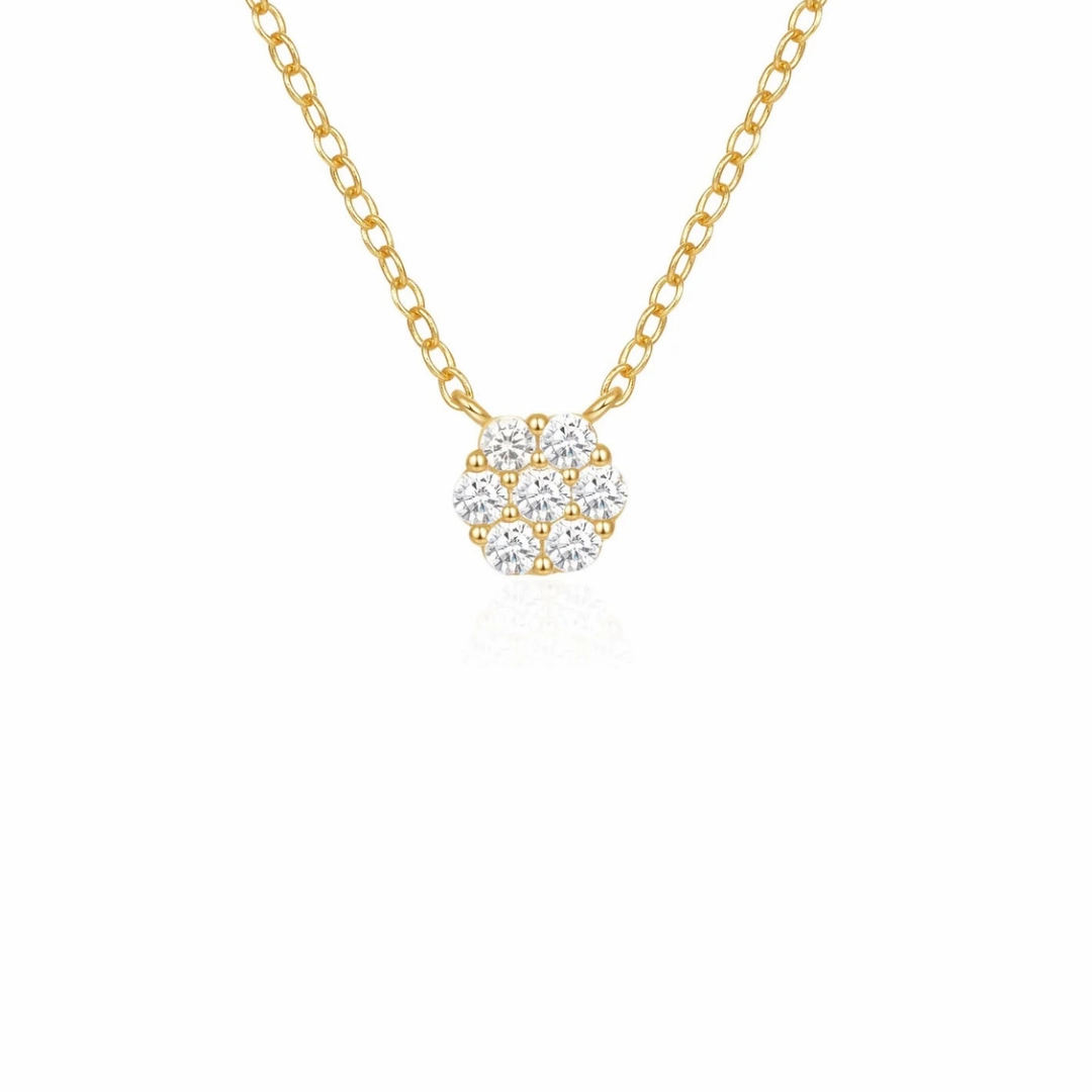 Event Jewelry FLOWER DELICATE GOLDEN NECKLACE