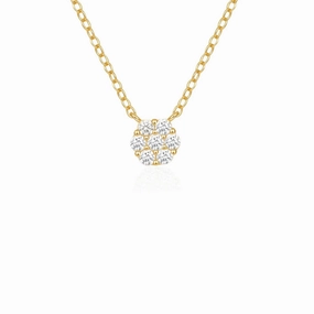Event Jewelry FLOWER DELICATE GOLDEN NECKLACE