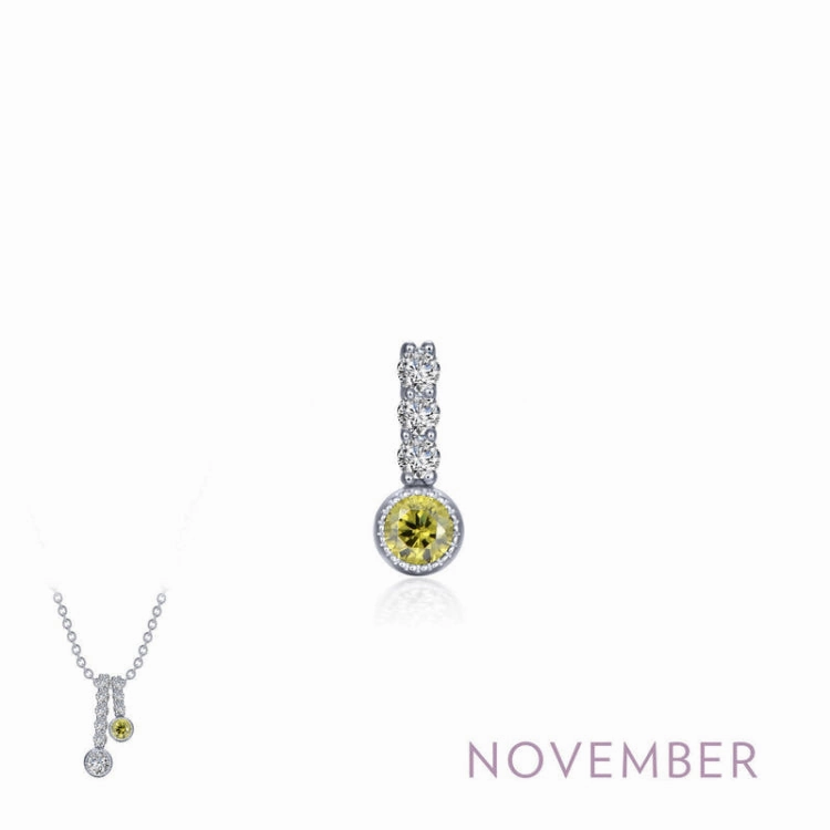 Marvelous Adornment November Birthstone Love Pendant
