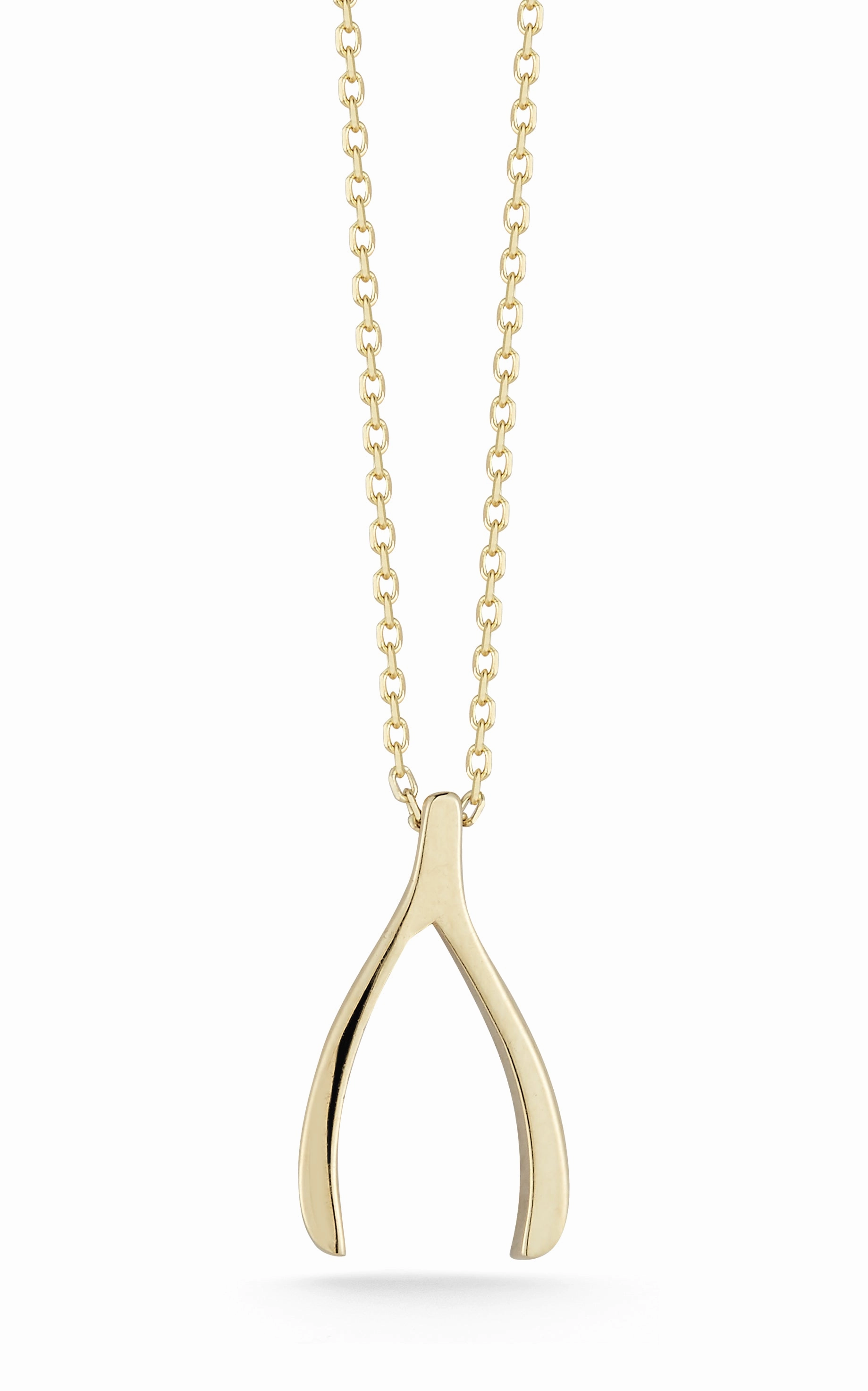 Wishbone Pendant Necklace High Fashion