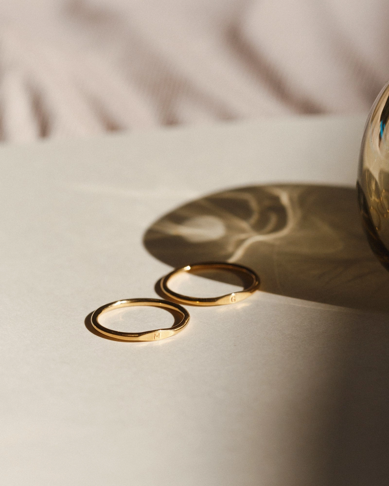 Satisfaction Ensured Micro Signet Ring Trio Set