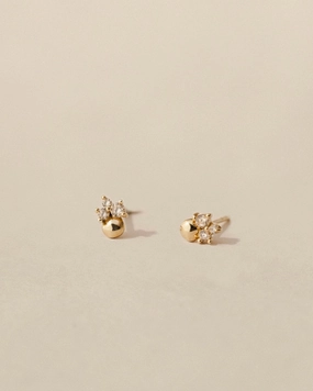 Unique Piece Dewdrop Studs