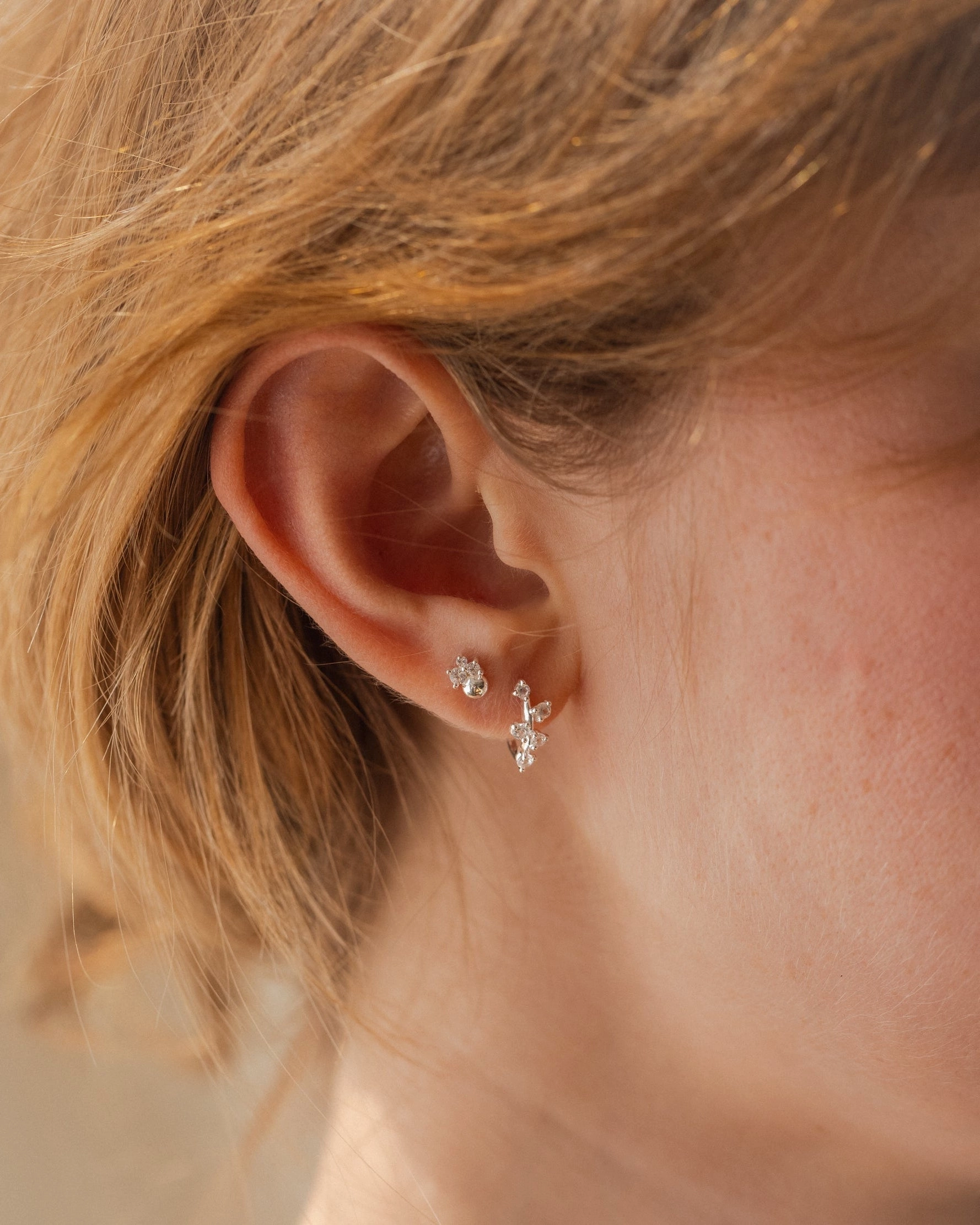 Fashionable Adornment Dewdrop Studs