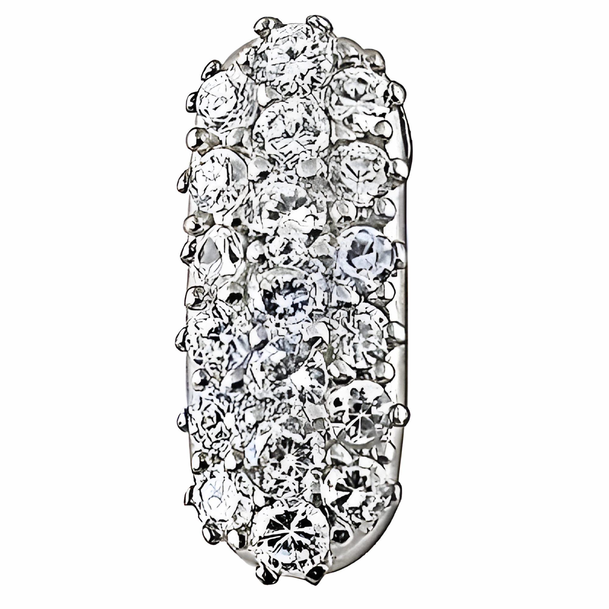 Elegant Multi CZ Gemstone Silver Pendant Jewelry - Unique Design For Religion Romantic Gift