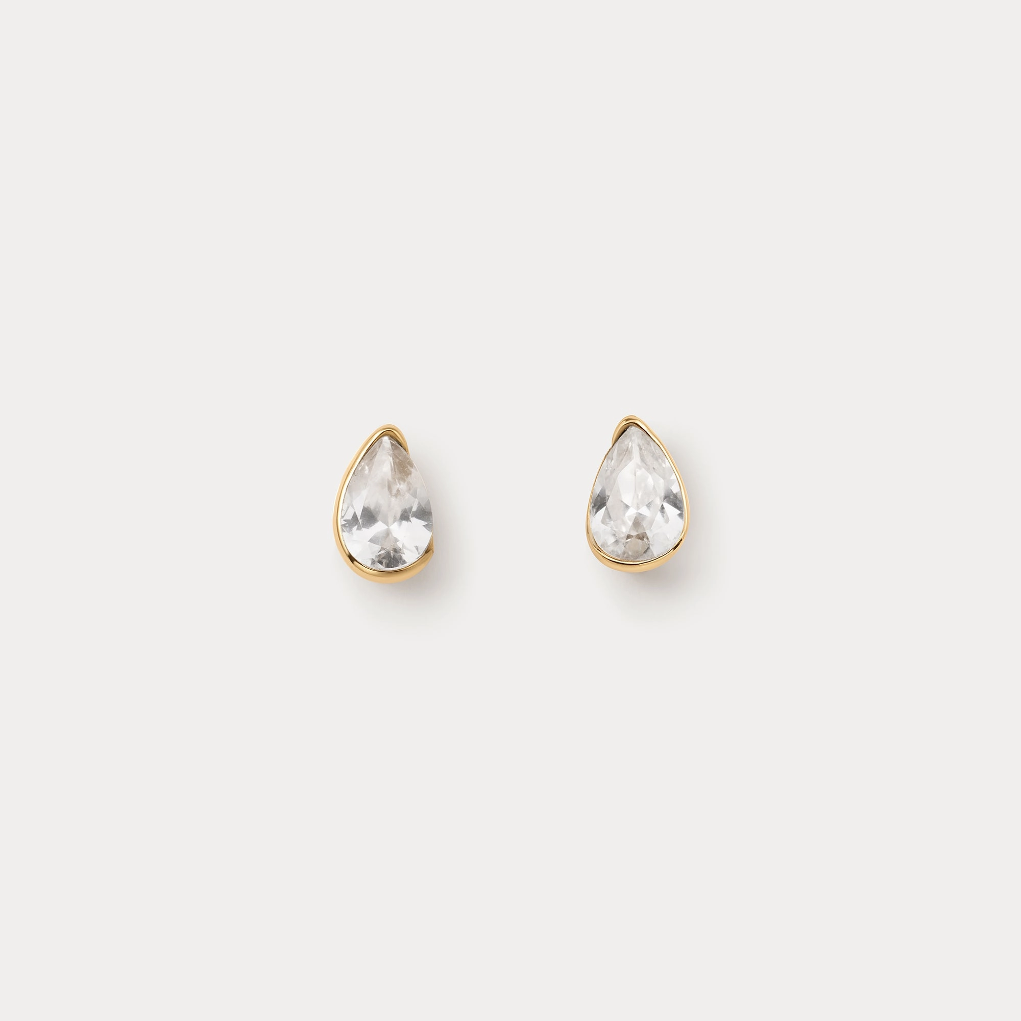 White Sapphire Zephyr Studs Colorful Embellishment