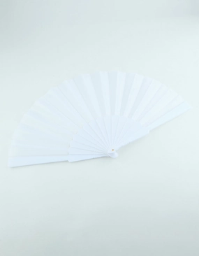 Cream Folding Fan Shiny Touch Luxury Gifts