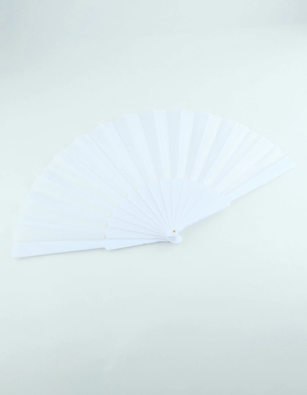 Cream Folding Fan Shiny Touch Luxury Gifts