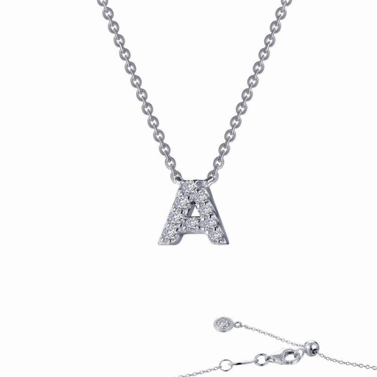 Letter A Pendant Necklace Trend Detail high-end design