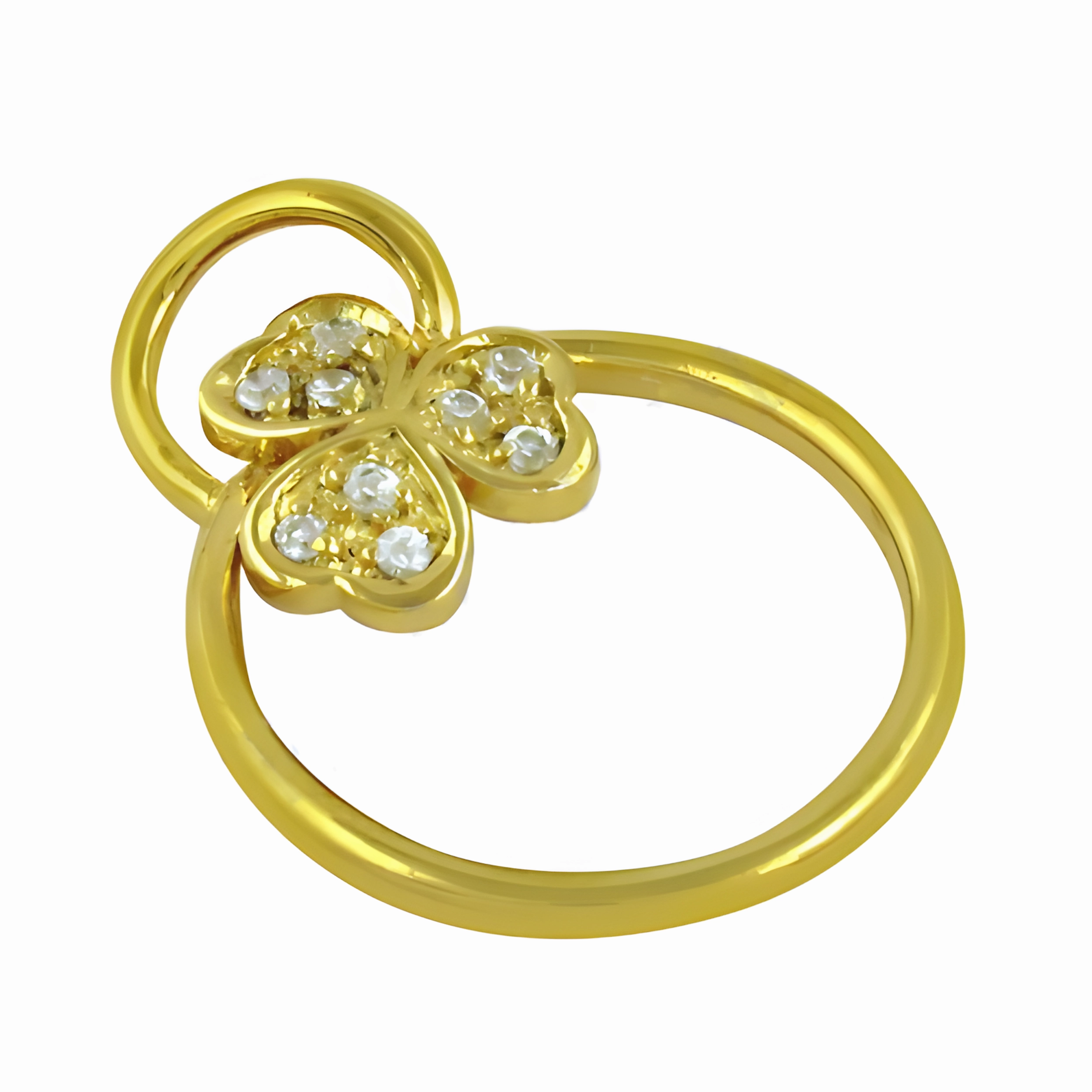 Statement Fashion Creative CZ Gemstone Gold Plated Silver Pendant - Elegant Jewelry