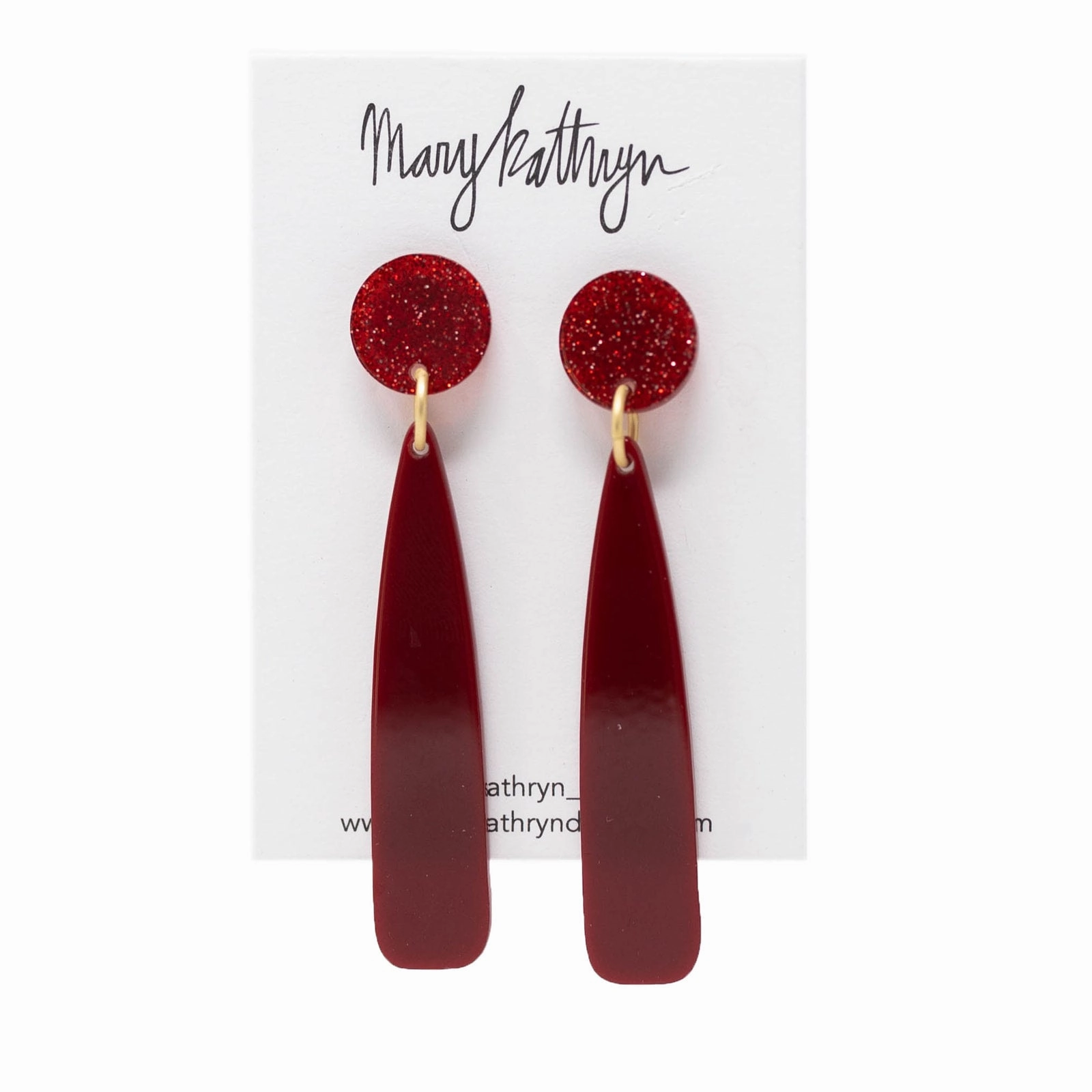 Fresh Style Crimson Beauty Earrings
